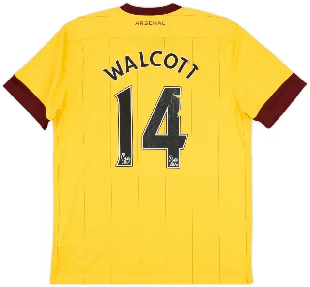2010-13 Arsenal Away Shirt Walcott #14 - 5/10 - (L)