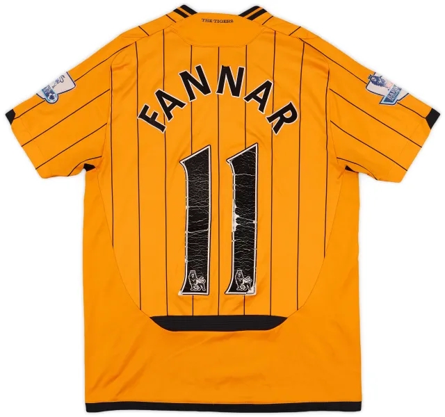 2009-10 Hull City Home Shirt Fannar #11 - 5/10 - (XL.Boys)