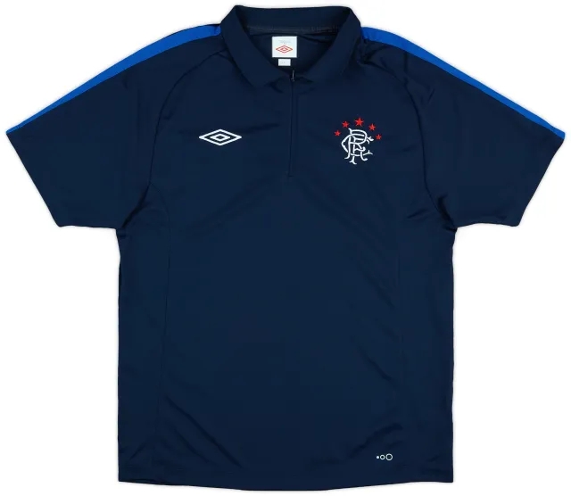 2010-11 Rangers Umbro 1/4 Zip Training Shirt - 10/10 - (L)
