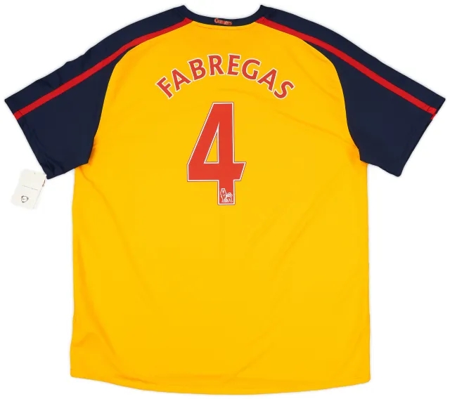 2008-09 Arsenal Away Shirt Fabregas #4 (XXL)