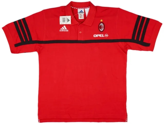 2000-02 AC Milan adidas Polo Shirt (M/L)