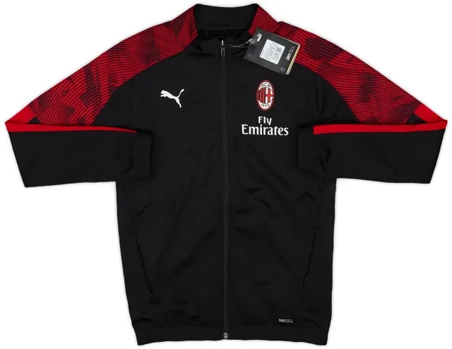 2019-20 AC Milan Puma Track Jacket (L.Boys)