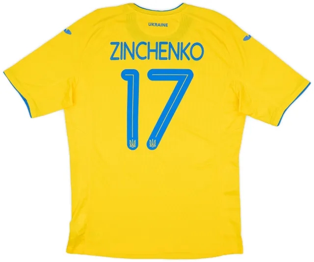 2020-21 Ukraine Home Shirt Zinchenko #17 (XL)