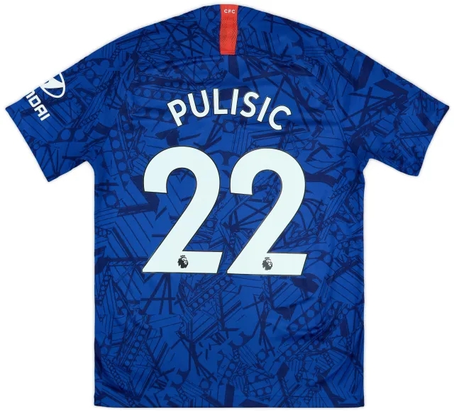 2019-20 Chelsea Home Shirt Pulisic #22 - 9/10 - (M)