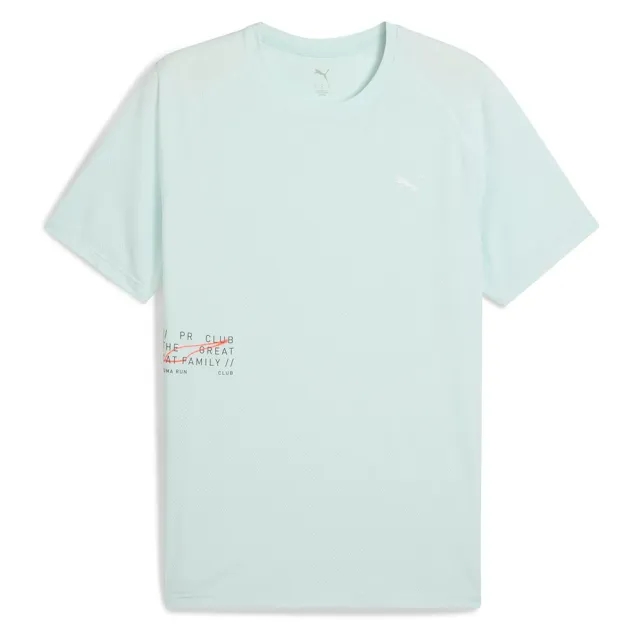 PUMA Run Mesh Graphic T-Shirt Men, Peaceful Blue