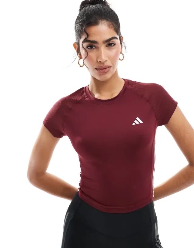 Adidas Hyperglam Rib Short Sleeve T-shirt