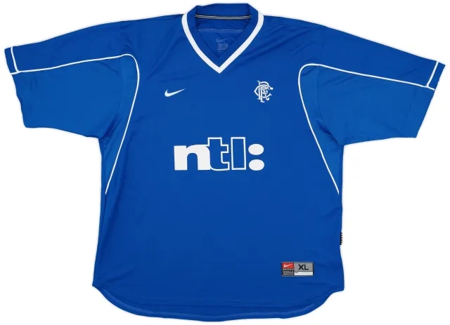 1999-01 Rangers Home Shirt - 9/10 - (XL)