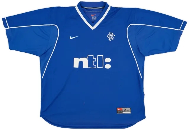 1999-01 Rangers Home Shirt - 6/10 - (XL)