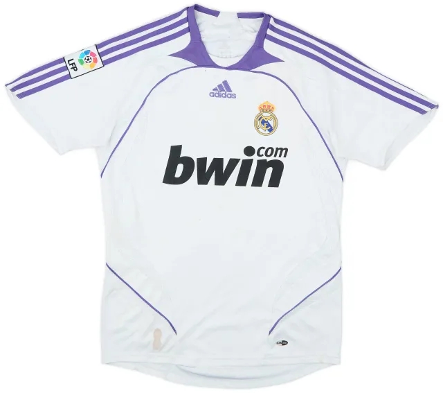 2007-08 Real Madrid Home Shirt - 5/10 - (S)