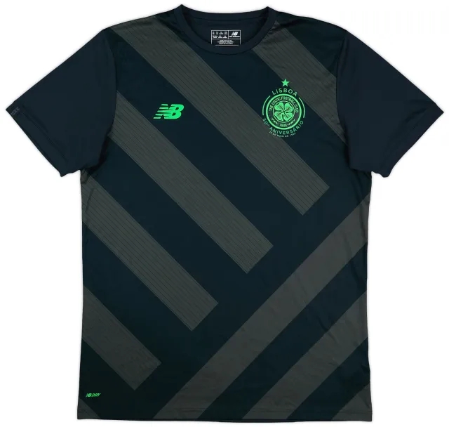 2017-18 Celtic New Balance Training Shirt - 9/10 - (XL)