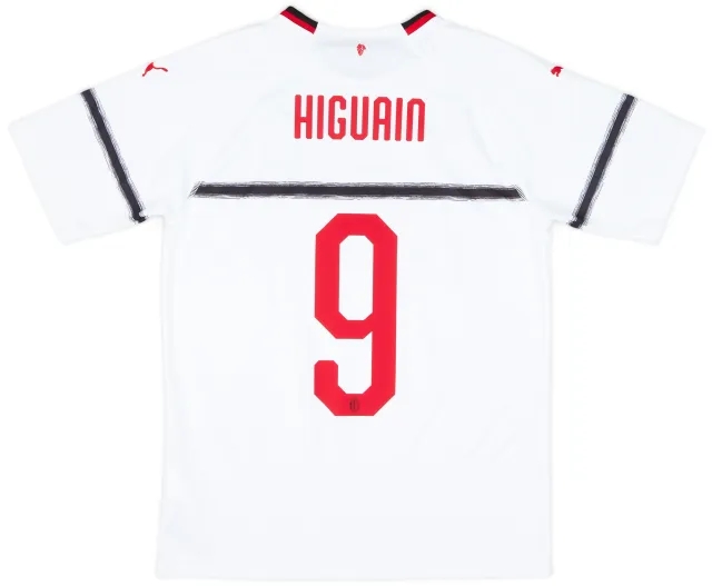 2018-19 AC Milan Away Shirt Higuain #9 - 8/10 - (M)