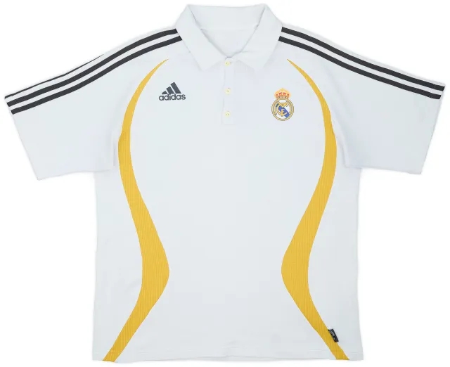 2006-07 Real Madrid adidas Polo Shirt - 7/10 - (XL)