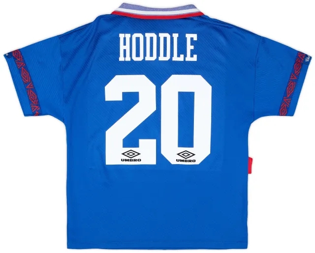 1993-94 Chelsea Home Shirt Hoddle #20 - 6/10 - (M)