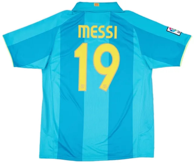 2007-09 Barcelona Away Shirt Messi #19 - 6/10 - (L)