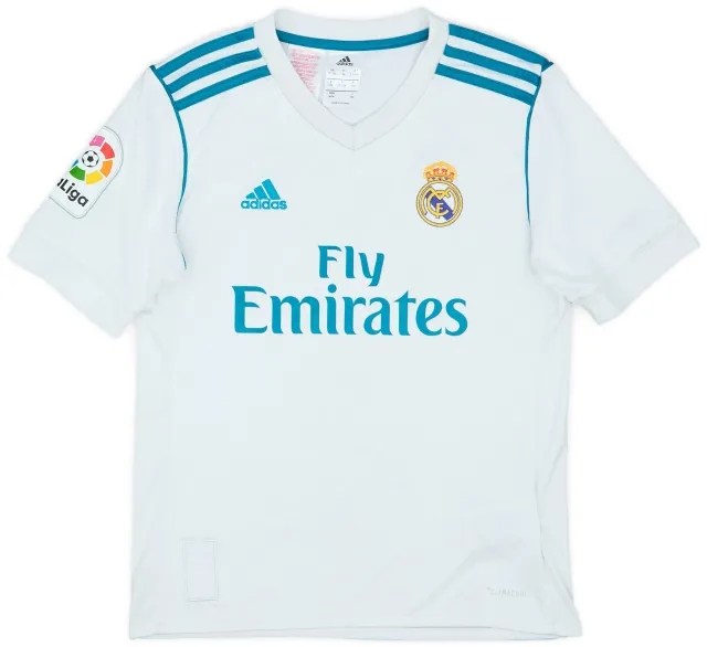 2017-18 Real Madrid Home Shirt - 6/10 - (M.Boys)