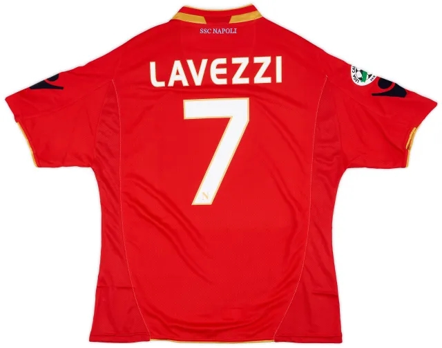 2009-10 Napoli Third Shirt Lavezzi #7 (L)