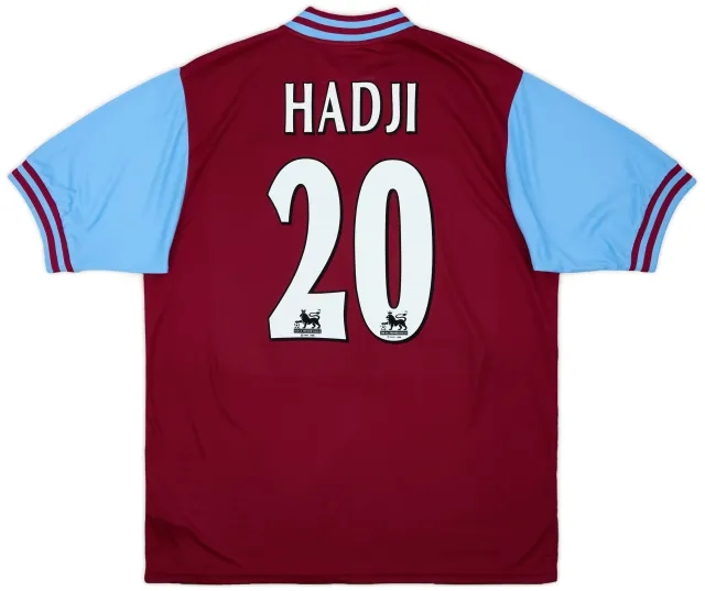 2002-03 Aston Villa Home Shirt Hadji #20 - 8/10 - (M)