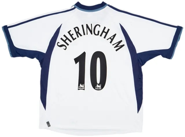 2001-02 Tottenham Home Shirt Sheringham #10 - 8/10 - (XL)