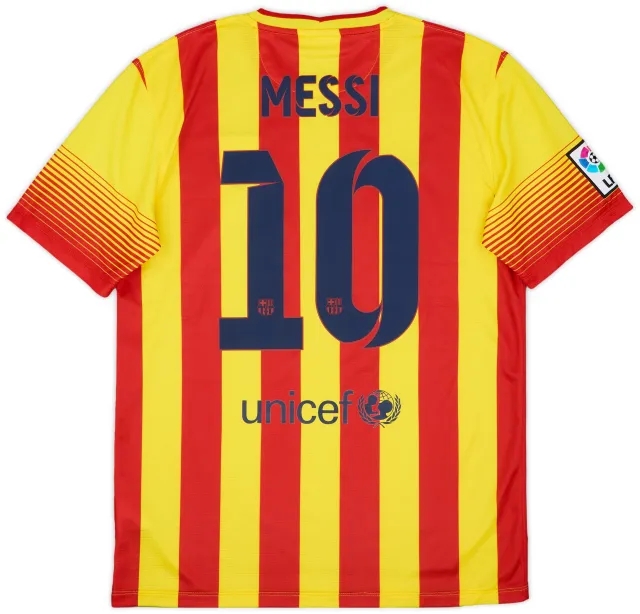 2013-15 Barcelona Away Shirt Messi #10 - 9/10 - (M)