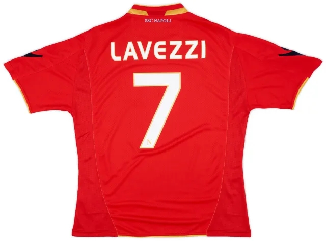 2009-10 Napoli Third Shirt Lavezzi #7 - 10/10 - (M)