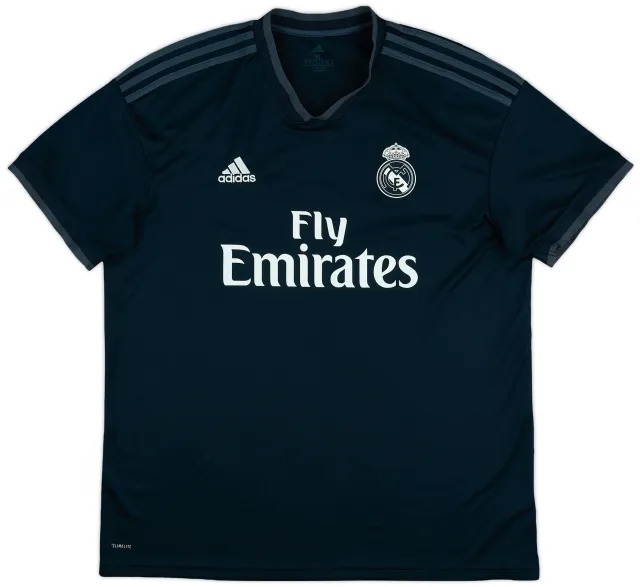 2018-19 Real Madrid Away Shirt - 9/10 - (XL)