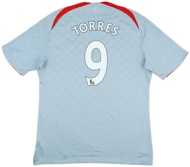 2008-09 Liverpool Away Shirt Torres #9 - 7/10 - (L)