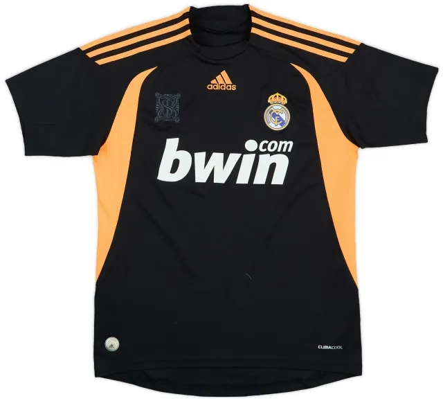 2009-10 Real Madrid GK Home S/S Shirt - 9/10 - (L.Boys)