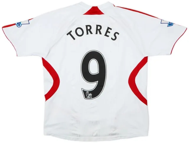 2007-08 Liverpool Away Shirt Torres #9 - 6/10 - (M.Boys)