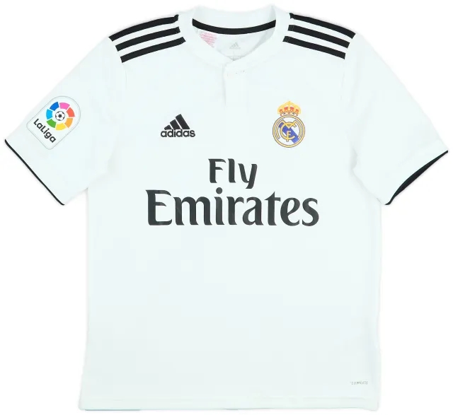 2018-19 Real Madrid Home Shirt - 10/10 - (L.Boys)