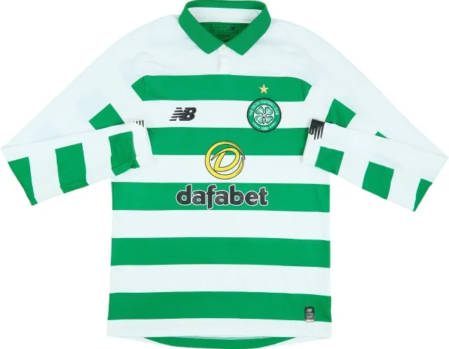 2019-20 Celtic Home L/S Shirt - 5/10 - (S)