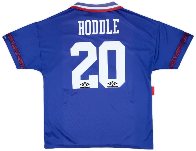 1993-94 Chelsea Home Shirt Hoddle #20 - 8/10 - (XL)