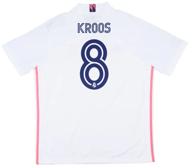 2020-21 Real Madrid Home Shirt Kroos #8 (XL)