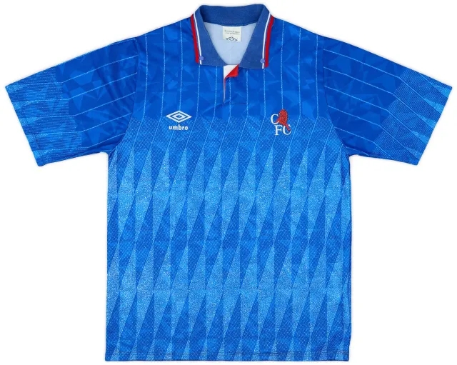 1989-91 Chelsea Home Shirt - 7/10 - (S)