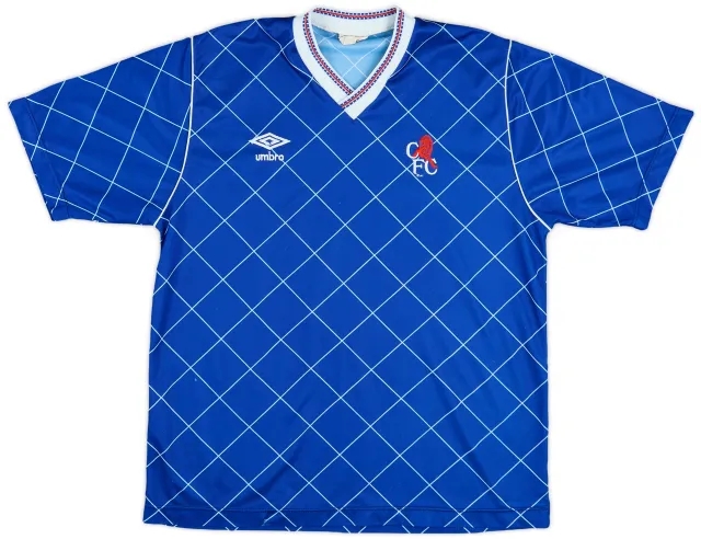 1987-89 Chelsea Home Shirt - 8/10 - (S)