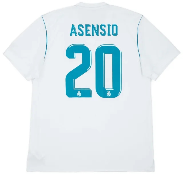 2017-18 Real Madrid Home Shirt Asensio #20 - 6/10 - (XL)