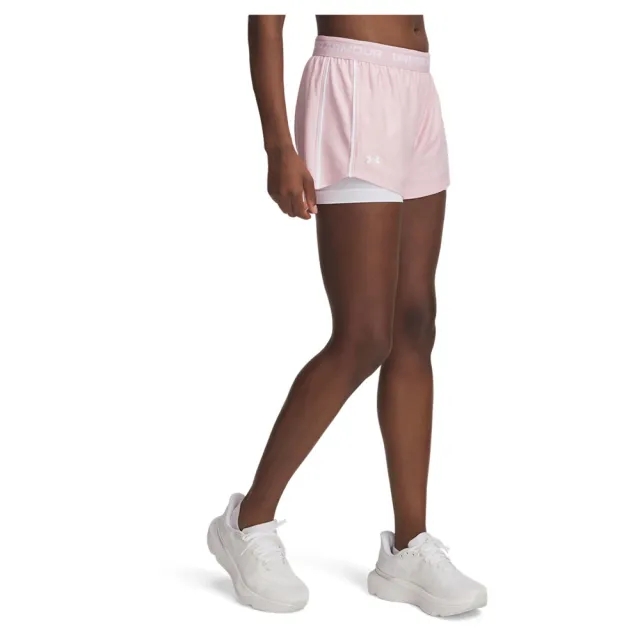 Under Armour  Tech™ Play Up Women's 2-in-1 Shorts Prime Pink / White / White L