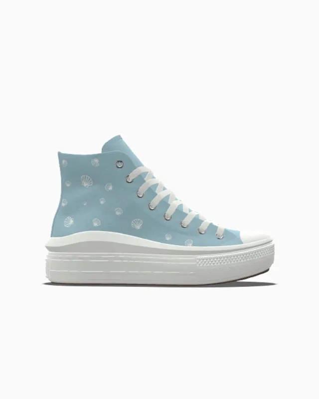 Converse Custom Chuck Taylor All Star Move Platform By You - Black