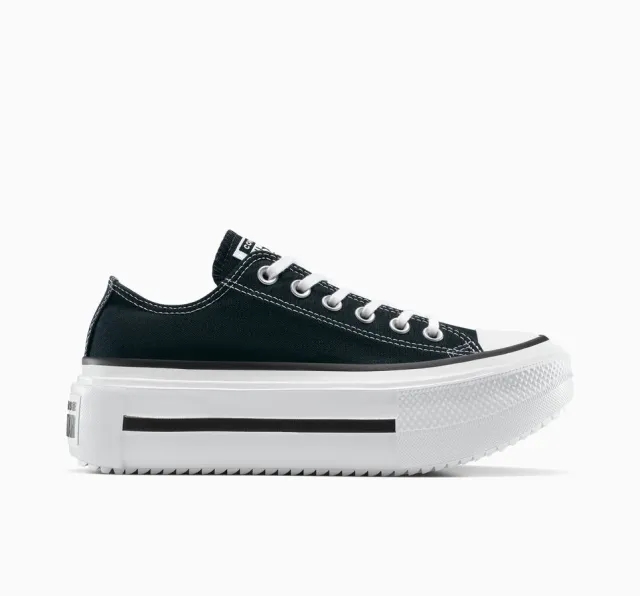 Converse Chuck Taylor All Star Lift Double Stack Platform - Black, White