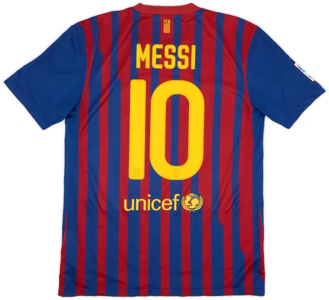 2011-12 Barcelona Home Shirt Messi #10 - 5/10 - (M)