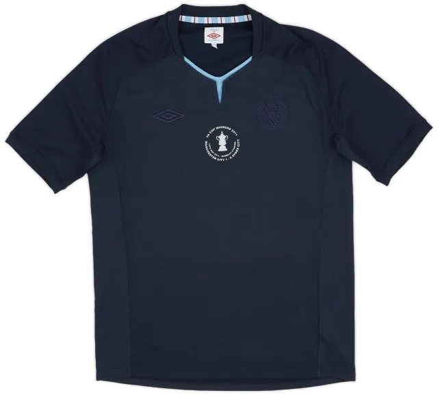 2010-12 Manchester City 'FA Cup Winners' Away Shirt Silva #21 - 8/10 - (L)