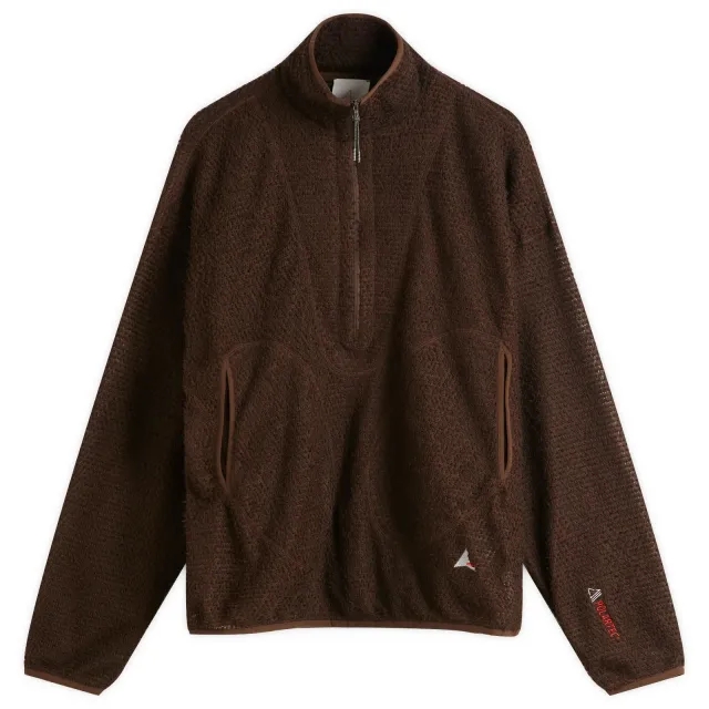 ROA Men's Alpha Direct Half Zip Dark Brown