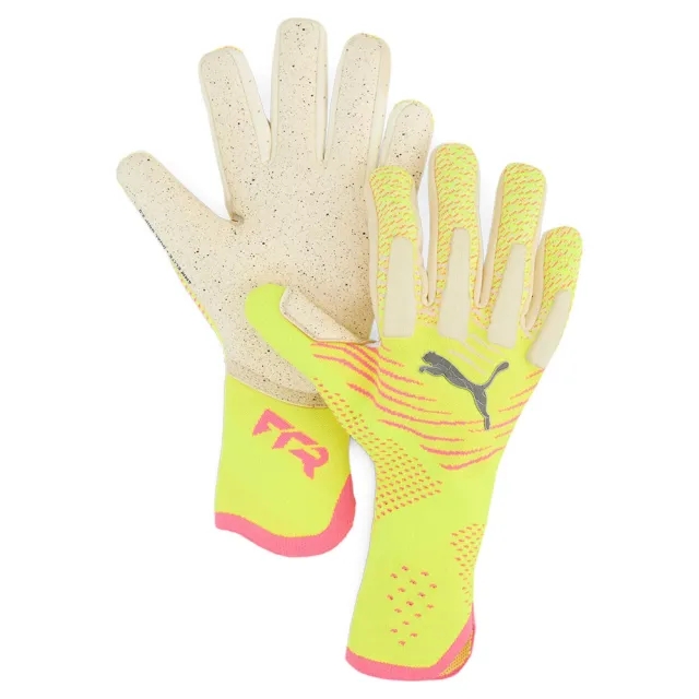 PUMA Future Ultimate Nc Football Goalkeeper Gloves, Yellow Alert/Sun Struck
