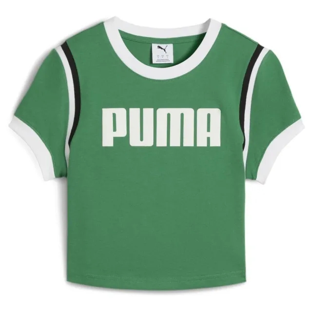 Future.PUMA.Archive Graphic Baby T-Shirt Women, Archive Green