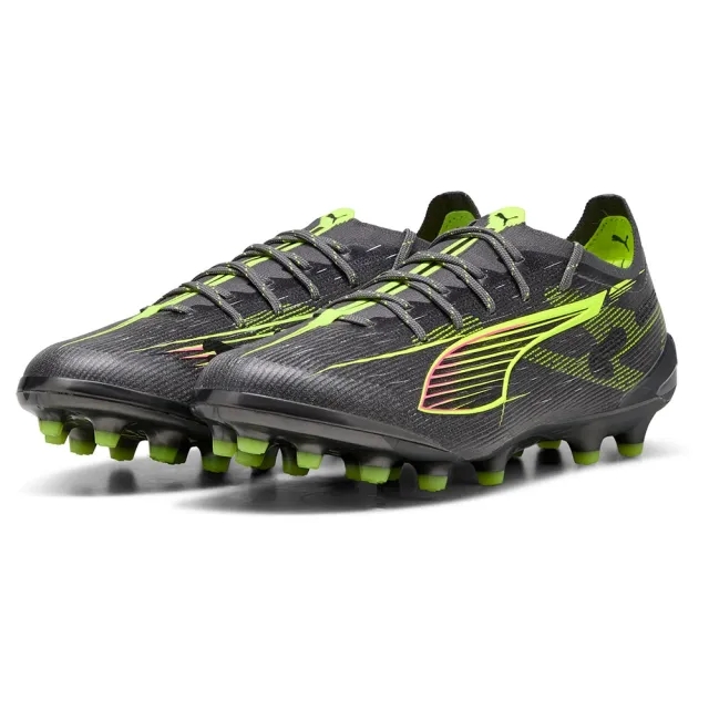 Puma Ultra 5 Ultimate Ag Audacity - Matte Aged Silver/Yellow Alert/Sun Struck - ['Grey']