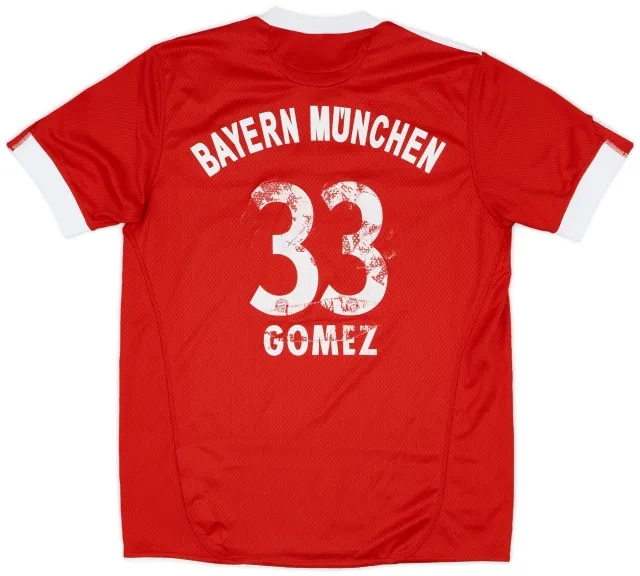2009-10 Bayern Munich Home Shirt Gomez #33 - 4/10 - (L.Boys)