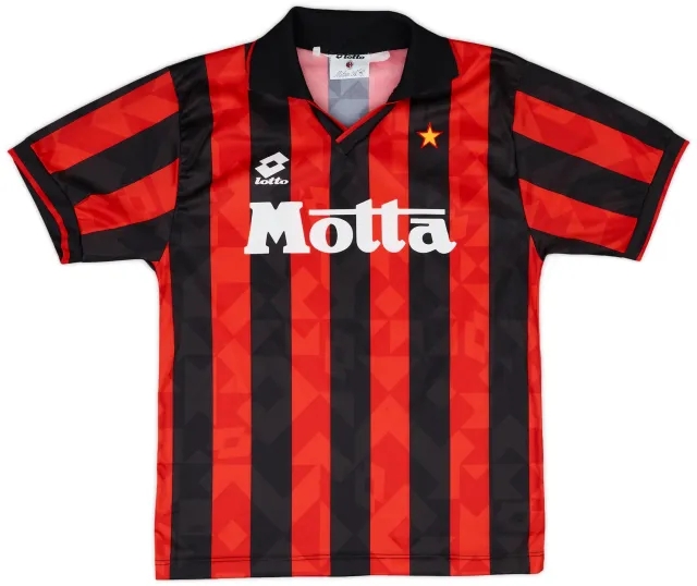 1993-94 AC Milan Home Shirt - 5/10 - (M)