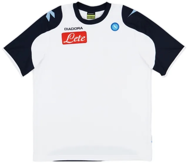 2008-09 Napoli Diadora Training Shirt - 9/10 - (L)