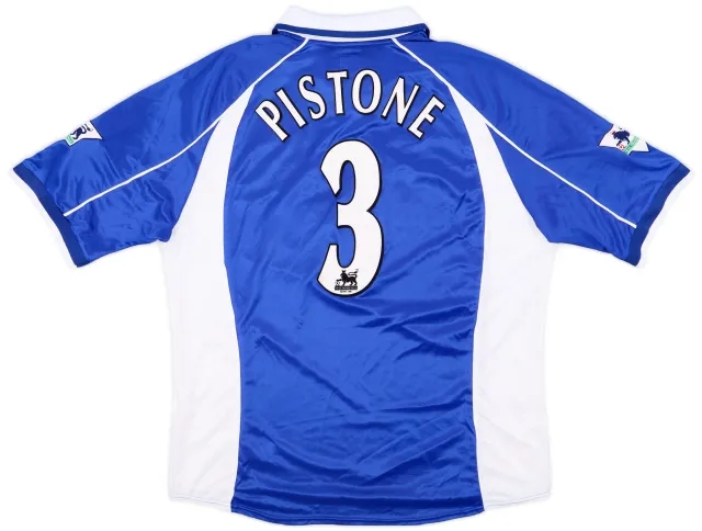 2001-02 Everton Match Issue Home Shirt Pistone #3