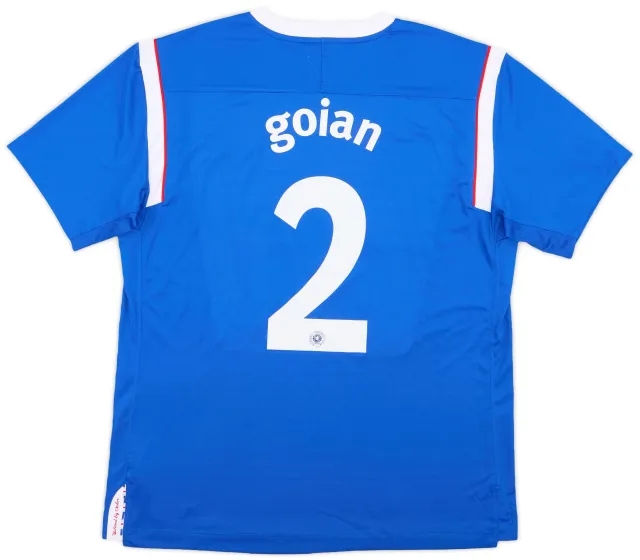 2011-12 Rangers Match Issue European Home Shirt Goian #2