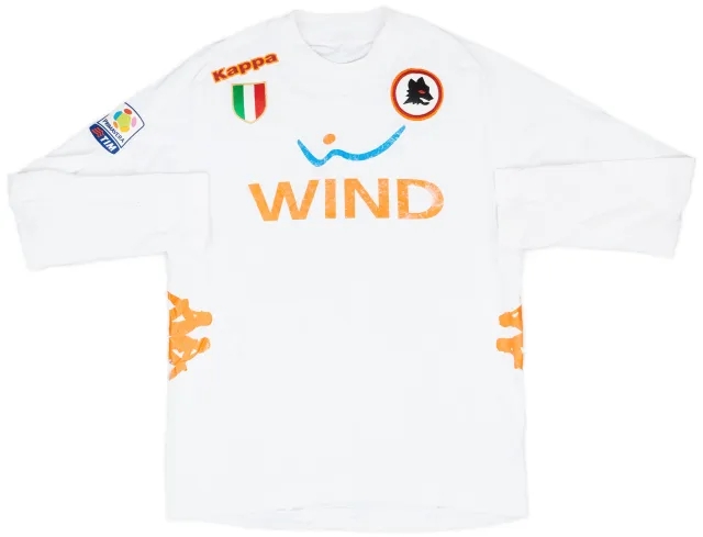 2011-12 Roma Match Issue Away L/S Shirt #7